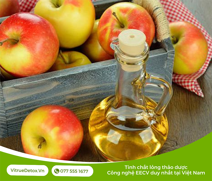Giấm táo bổ sung lợi khuẩn cho hệ đường ruột